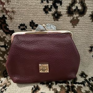 Kisslock coin and card purse